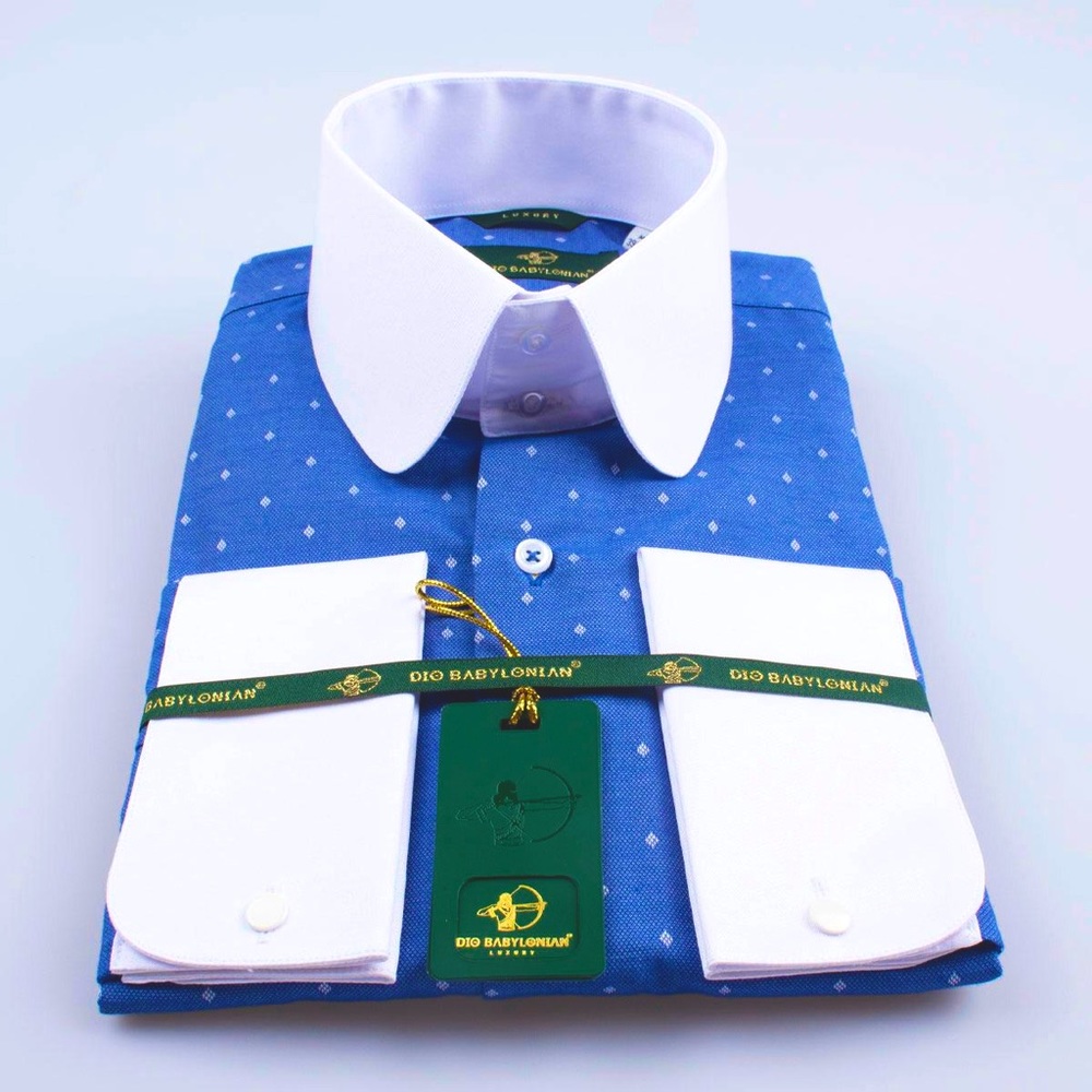 Contrast Collar Dress Shirt - New!